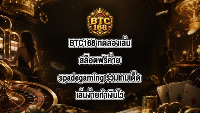 BTC168 ทดลองเล่นสล็อตฟรีค่ายspadegaming