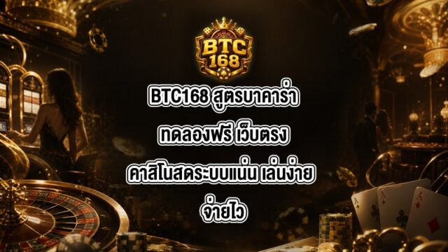 BTC168 สูตรบาคาร่าทดลองฟรี