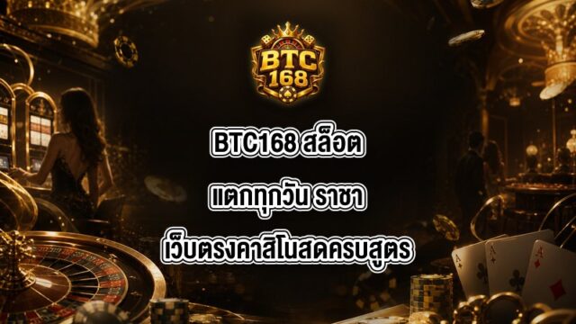 BTC168 สล็อตแตกทุกวัน